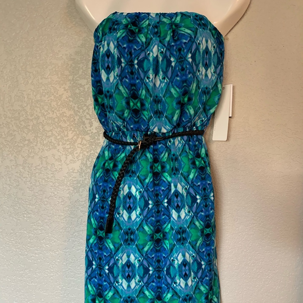 Strapless summer dress L